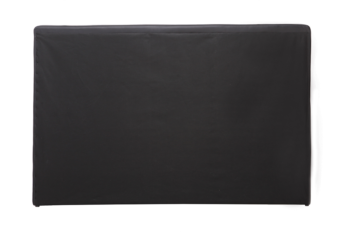 T�te de lit design noir L170 cm LUTECE