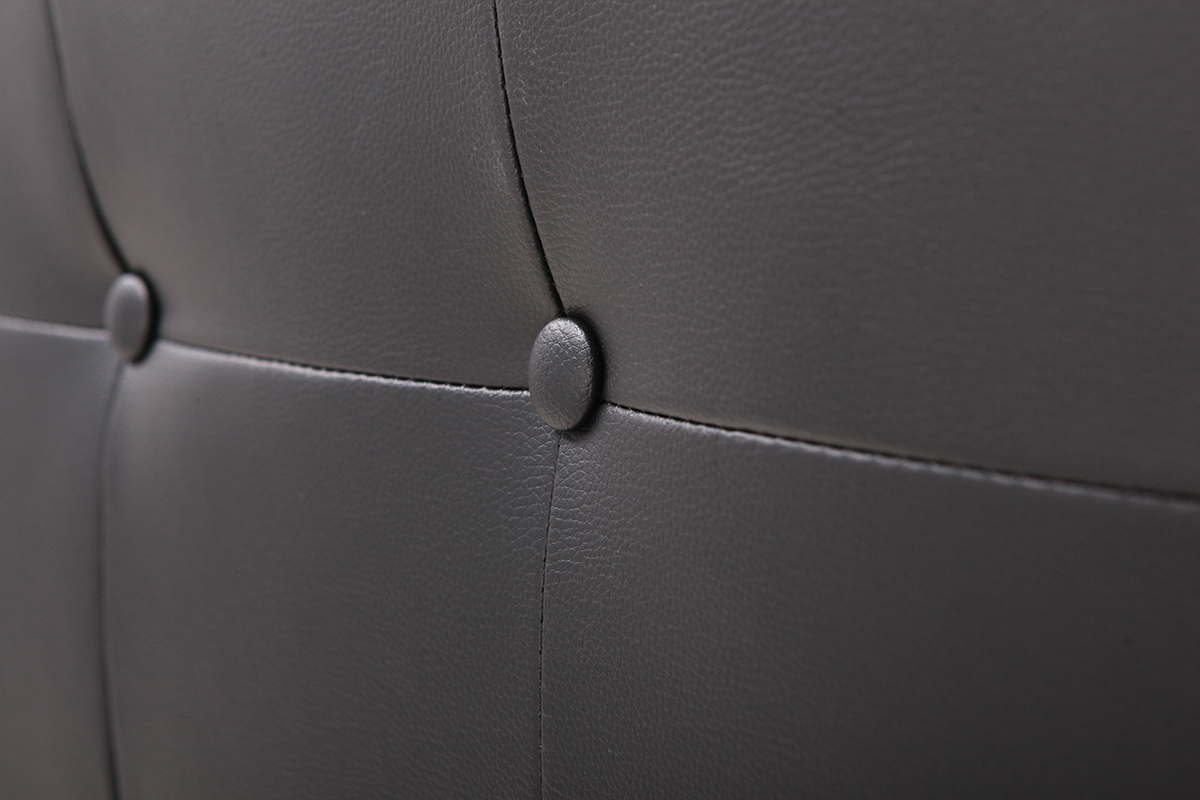 T�te de lit design noir L170 cm LUTECE