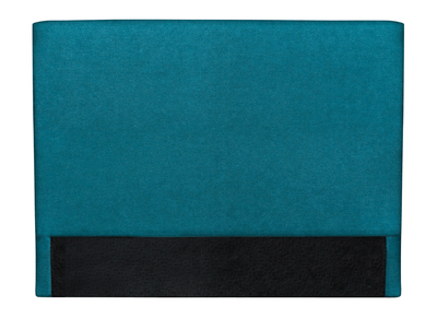 T&ecirc;te de lit en tissu bleu canard 140 cm ZORYA