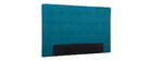 Tête de lit en tissu bleu canard 170 cm LUTECE