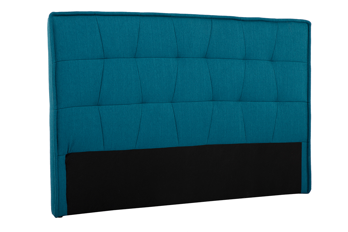 Tte de lit en tissu bleu canard  L170 cm SUKA