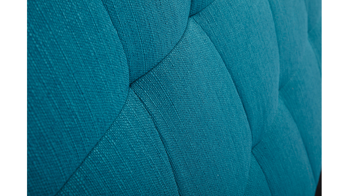 Tte de lit en tissu bleu canard  L170 cm SUKA
