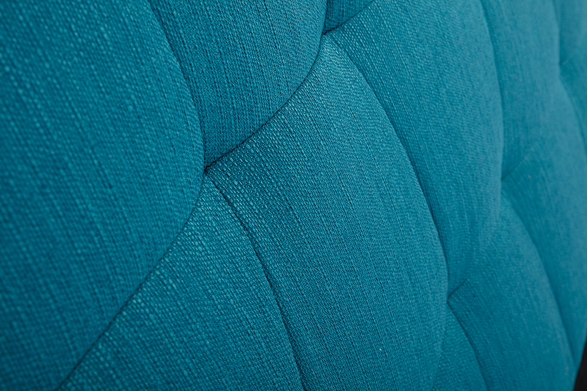 Tte de lit en tissu bleu canard  L170 cm SUKA