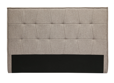 Tête de lit en tissu taupe L170 cm SUKA