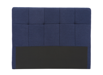 Tête de lit tissu bleu foncé 160 cm CLOVIS