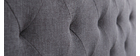 Tête de lit tissu gris foncé 160 cm ENGUERRAND