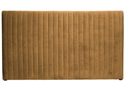 T&ecirc;te de lit velours jaune 177 cm HOTEL