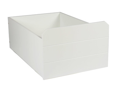 Tiroir lit rangement blanc PILOTI - Tiroir lit rangement blanc PILOTI