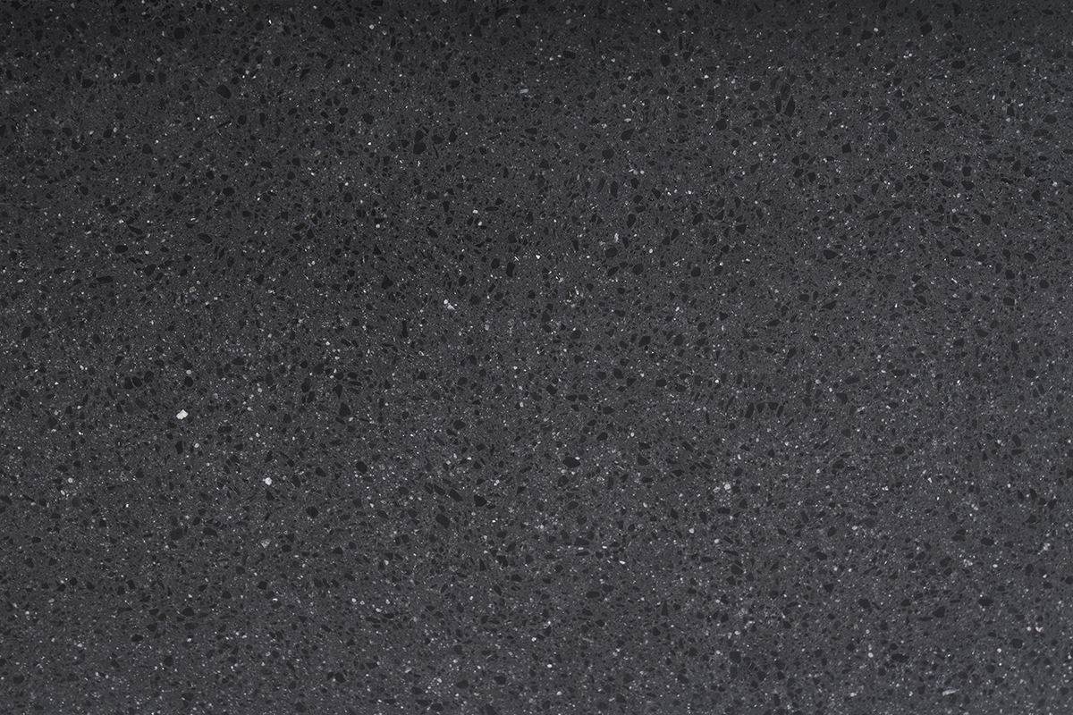 Vasque carr�e en terrazzo noir L40 cm LOUSSA