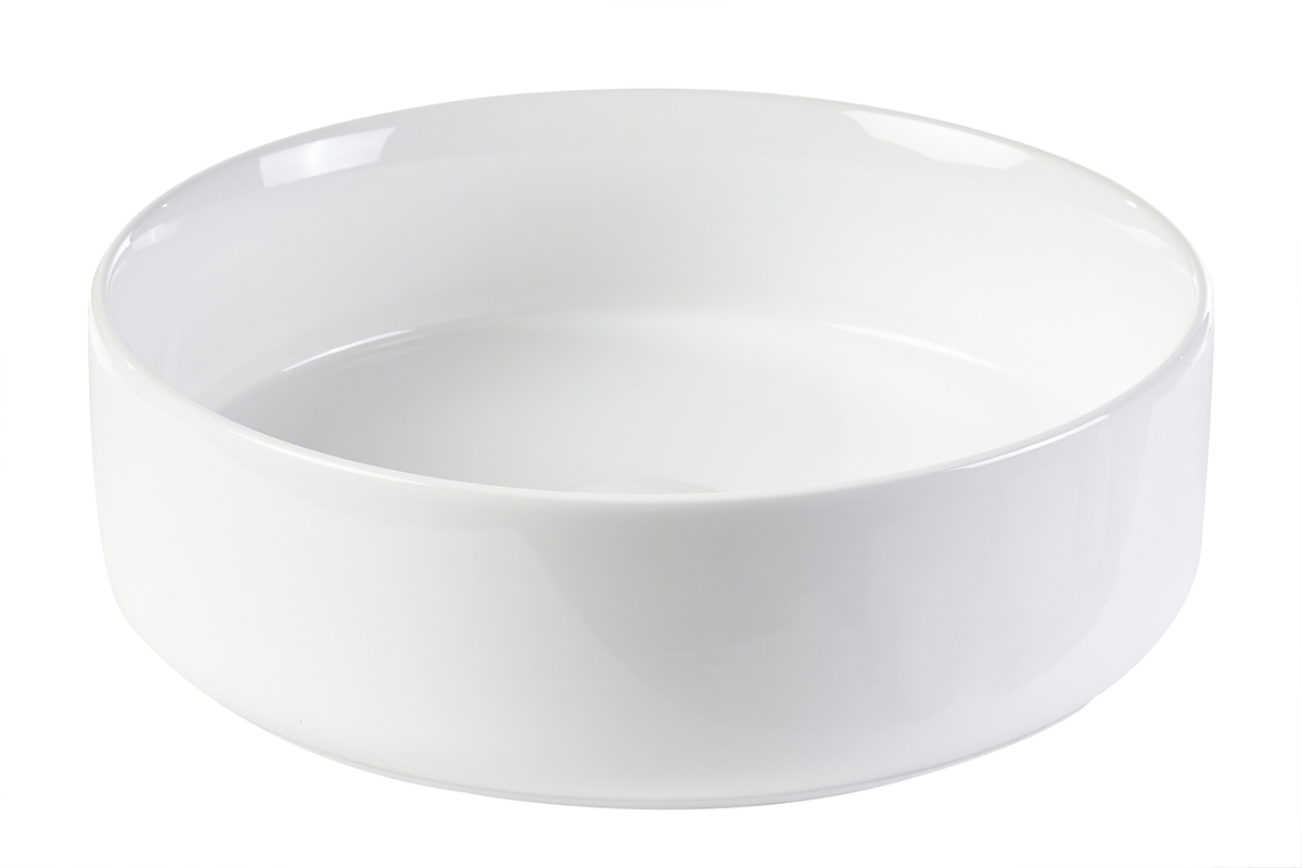 Vasque ronde en c�ramique blanche D40.5 cm ISLA