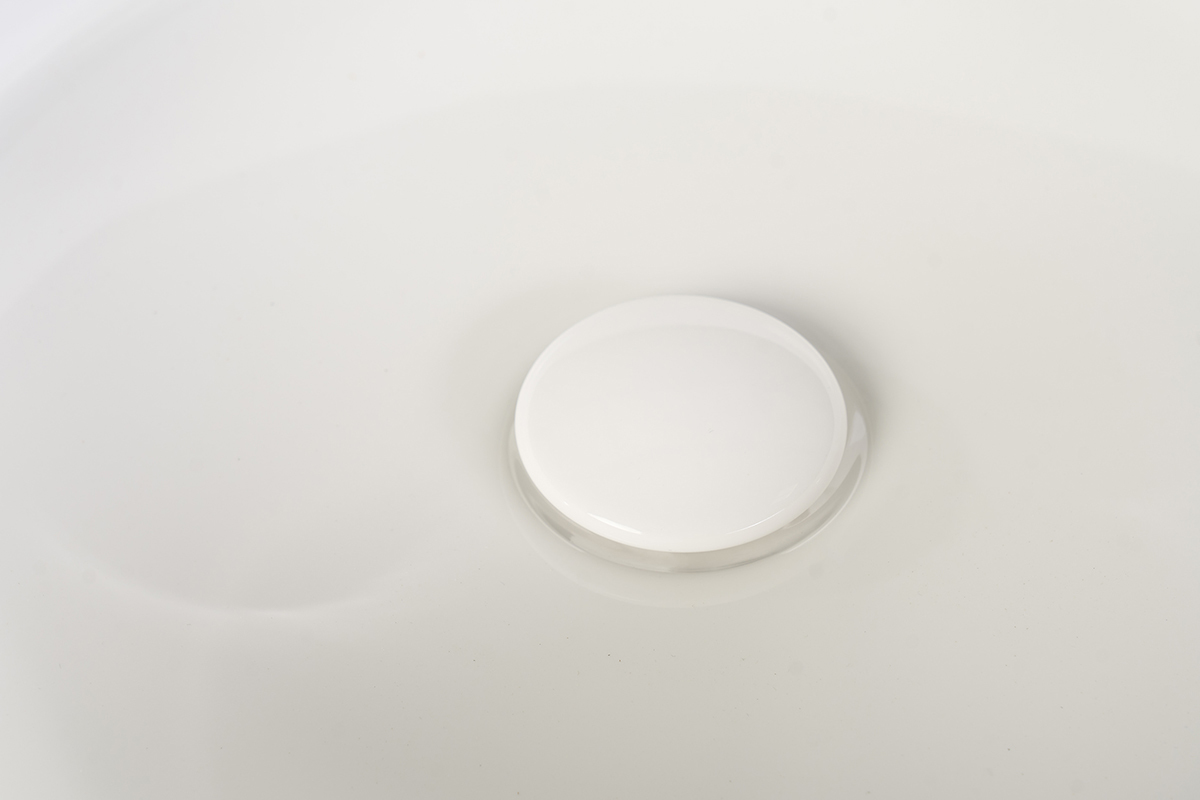 Vasque ronde en c�ramique blanche D40.5 cm ISLA