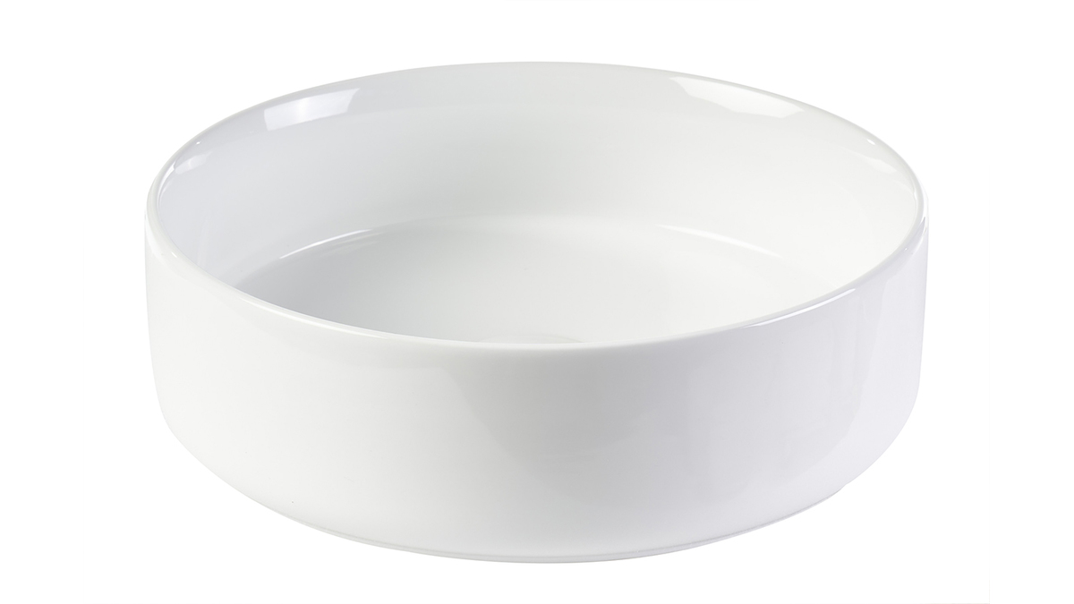 Vasque ronde en c�ramique blanche D40.5 cm ISLA